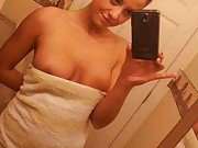 Hot girlfriends posing for the cam